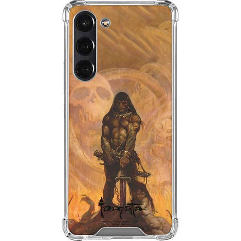 Barbarian by Frazetta Galaxy S24 FE Clear Case